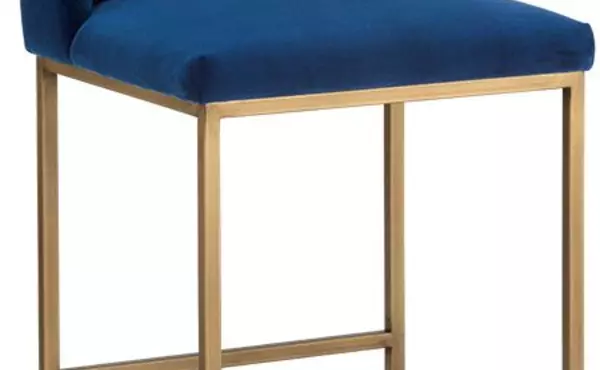 nevin  nevin counter stool - sapphire blue by sunpan