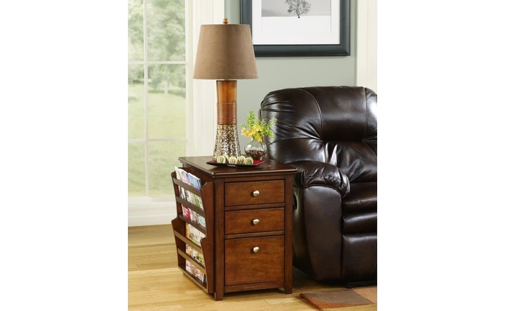 T575-7  CHAIR SIDE END TABLE-OCCASIONAL-CALEB