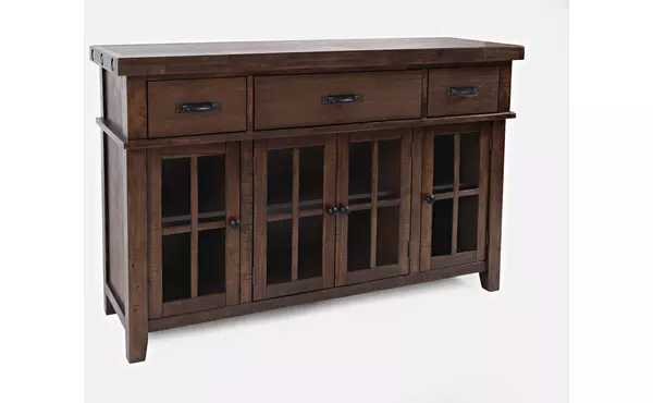 mission viejo  3 drawer server mission viejo collection by jofran
