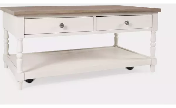 grafton farms  2 drawer cocktail table grafton farms collection by jofran