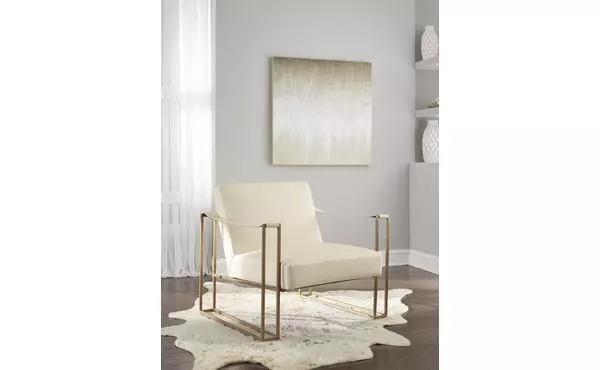 kleemore cream accent chair by ashley