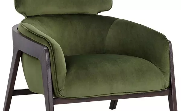 maximus lounge chair - moss green by sunpan
