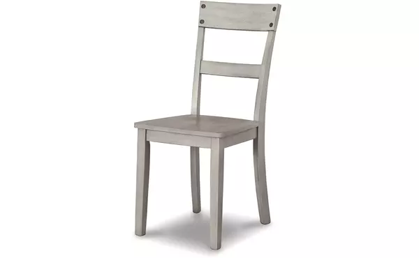 loratti gray dining room side chair (2/cn) by ashley