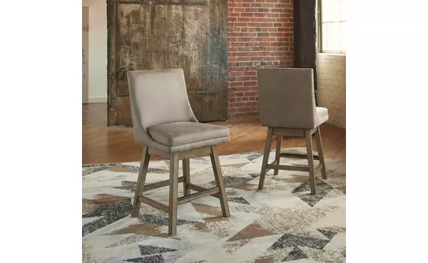 tallenger multi uph swivel barstool (2/cn) by ashley