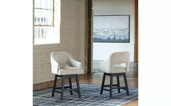 tallenger multi uph swivel barstool (2/cn) by ashley