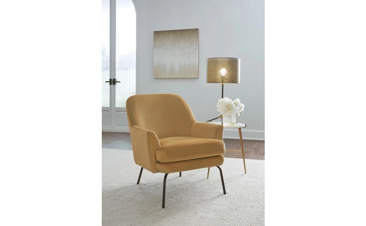 Dericka ACCENT CHAIR ASHLEY Gold A3000237
