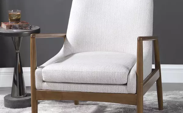 bev accent chair by uttermost