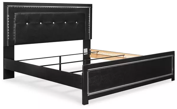 kaydell black king panel rails by ashley