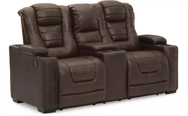 owner's box thyme pwr rec loveseat/con/adj hdrst by ashley