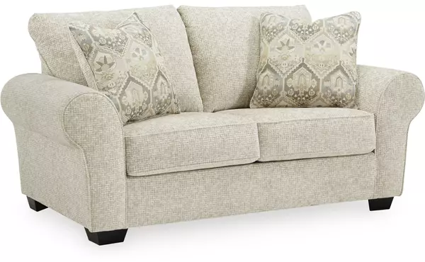 haisley ivory loveseat by ashley