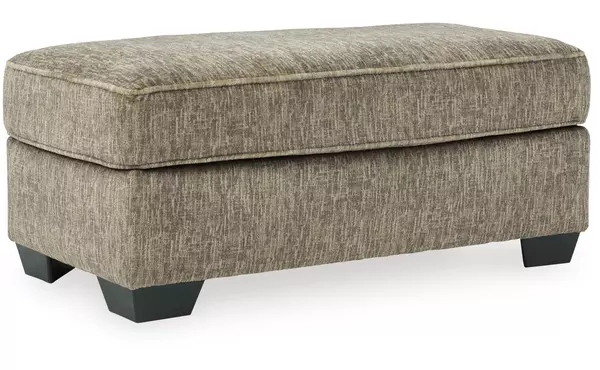 olin chocolate ottoman by ashley