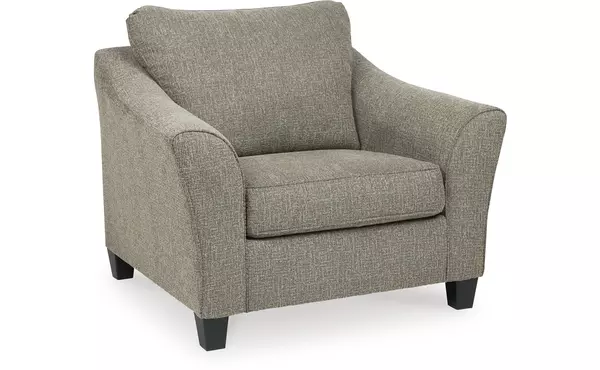 barnesley platinum chair and a half by ashley