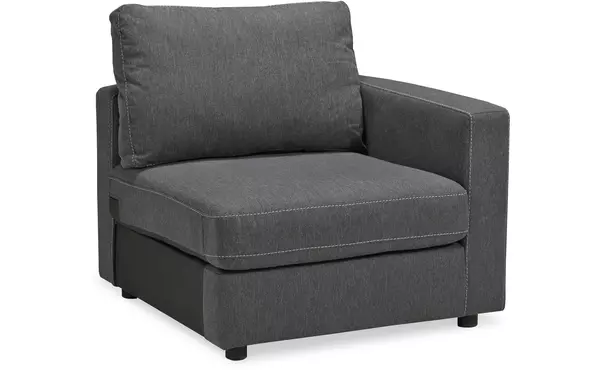 candela charcoal raf corner chair by ashley