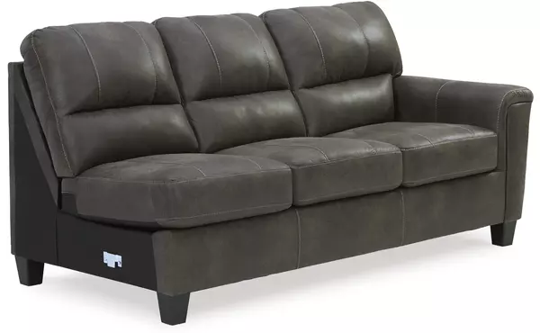 navi smoke raf sofa by ashley