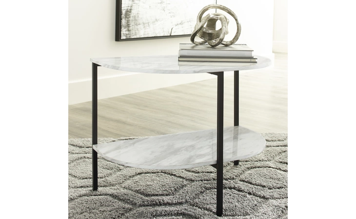 Donnesta CHAIR SIDE END TABLE ASHLEY Gray/Black T182-7
