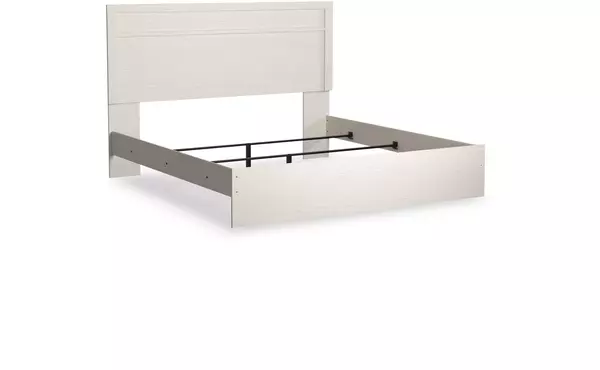 stelsie white king panel rails by ashley