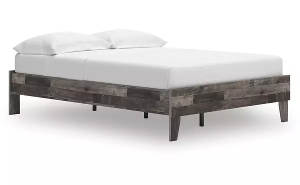 neilsville multi gray full platform bed by ashley