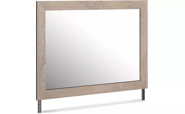 bedroom mirror ashley senniberg light brown/white B1191-36