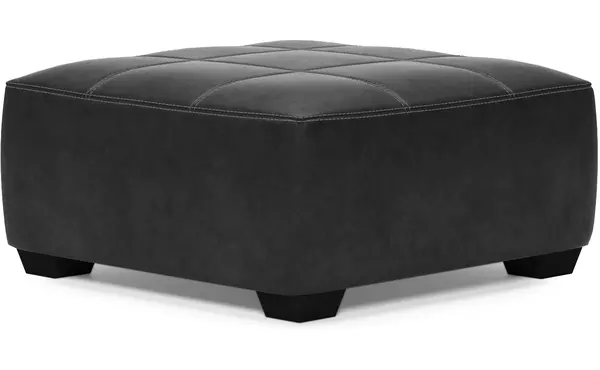 bilgray pewter oversized accent ottoman by ashley