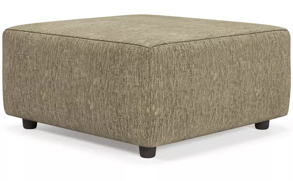 hoylake chocolate ottoman by ashley