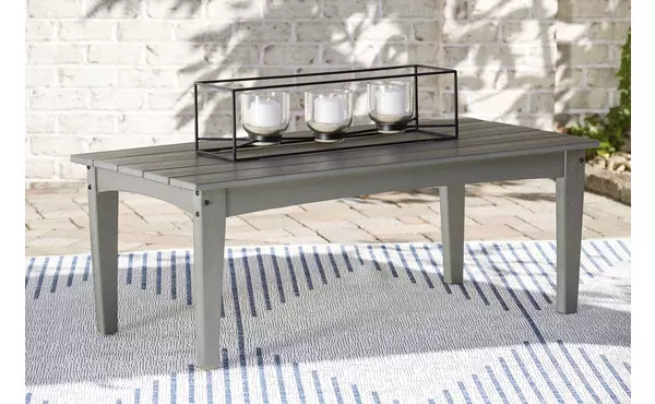 visola gray rectangular cocktail table by ashley