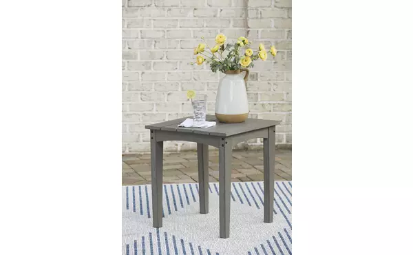 visola gray square end table by ashley