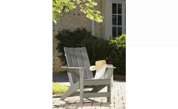 visola gray adirondack chair by ashley