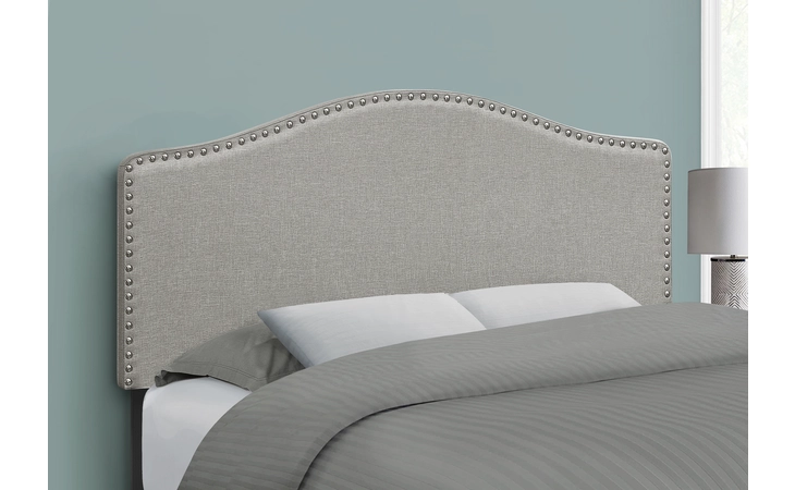 I6013F  BED - FULL SIZE / GREY LINEN HEADBOARD ONLY