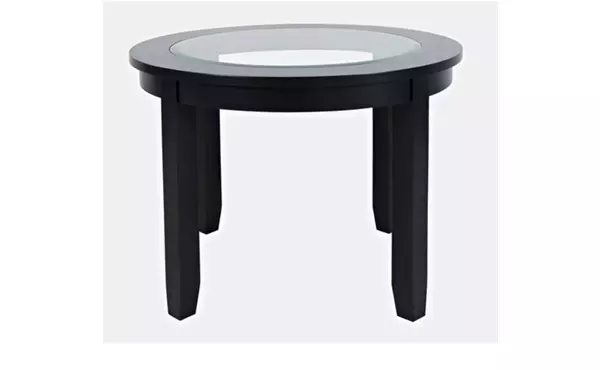 urban icon  42" round dining table urban icon collection by jofran