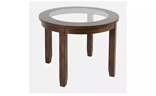 urban icon  42" round dining table urban icon collection by jofran