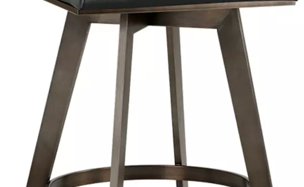 arizona swivel barstool - castillo black by sunpan