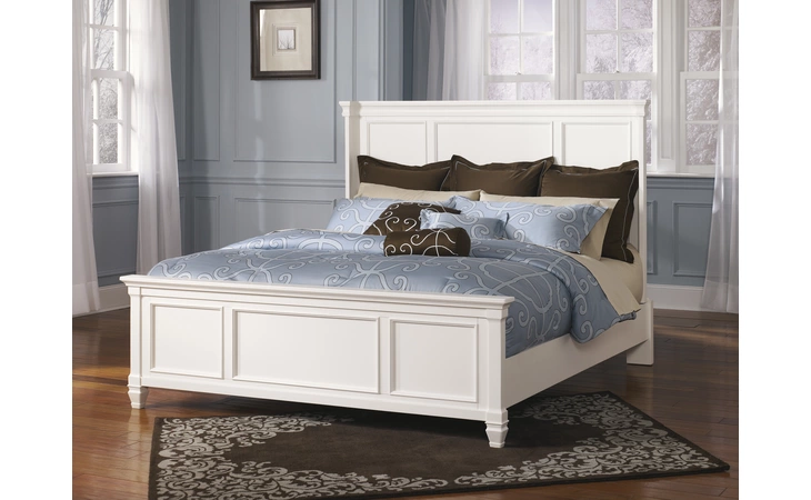 KING/CAL KING PANEL HEADBOARD ASHLEY Prentice White B672-58