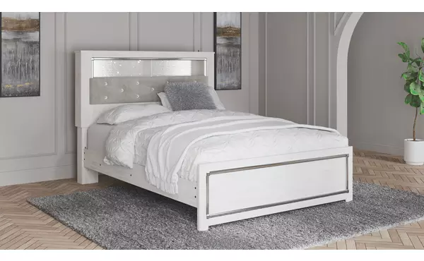 altyra white full panel footboard by ashley