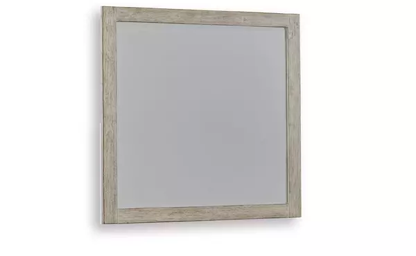 hollentown whitewash bedroom mirror by ashley