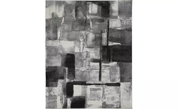 brycebourne black/cream/gray medium rug by ashley