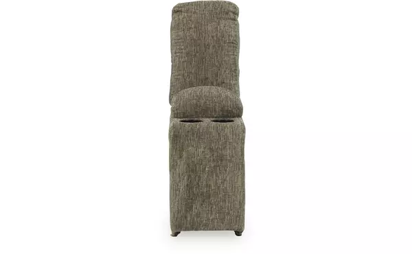 lubec taupe console with storage by ashley