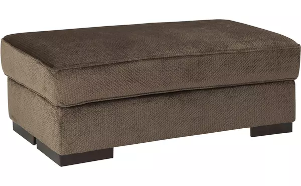 fielding chocolate ottoman by ashley