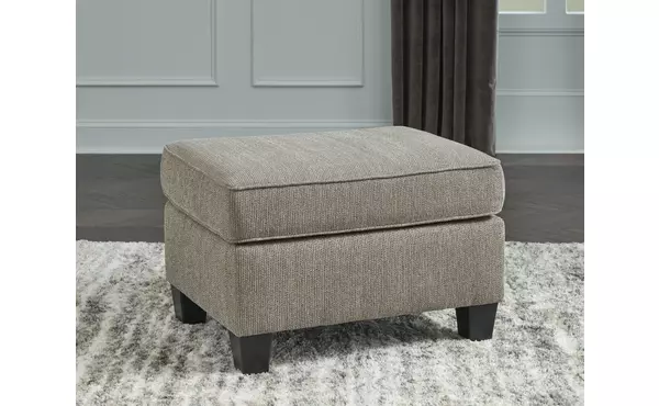 shewsbury pewter ottoman by ashley