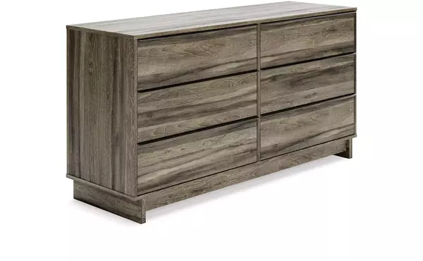 shallifer brown six drawer dresser by ashley