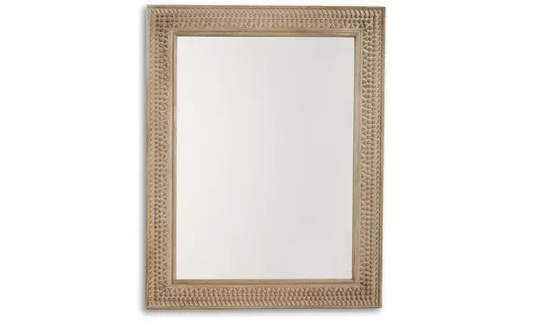 belenburg washed brown accent mirror by ashley