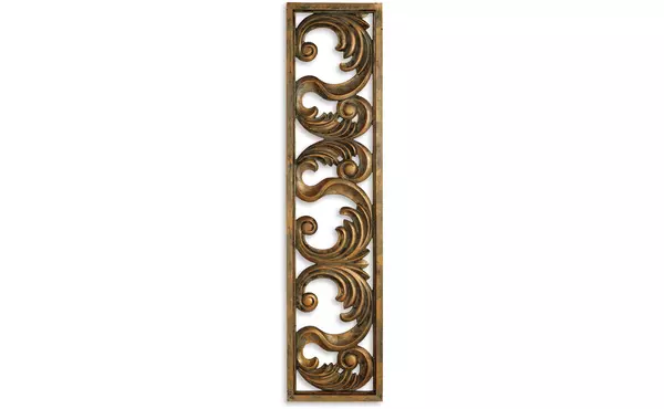 candelario antique gold wall decor by ashley