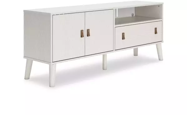 aprilyn white medium tv stand by ashley