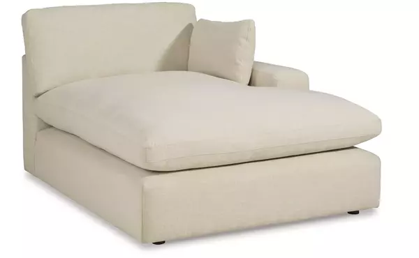 elyza linen raf corner chaise by ashley