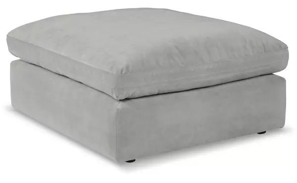 sophie gray oversized accent ottoman by ashley