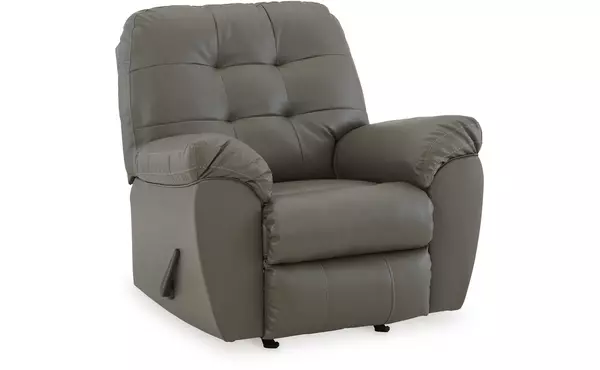 donlen gray rocker recliner by ashley