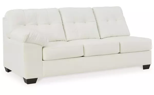 donlen white laf sofa by ashley