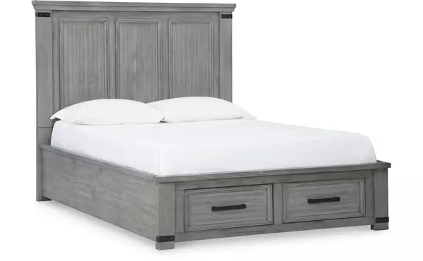 russelyn gray queen storage footboard by ashley
