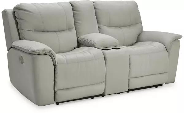 next-gen gaucho fossil pwr rec loveseat/con/adj hdrst by ashley
