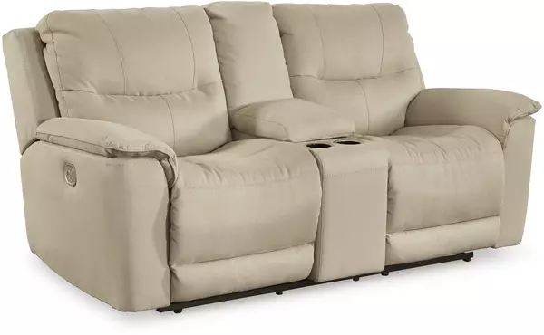 next-gen gaucho latte pwr rec loveseat/con/adj hdrst by ashley