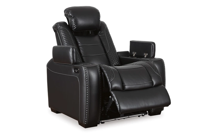 PWR RECLINER/ADJ HEADREST ASHLEY Party Time Midnight 3700313C